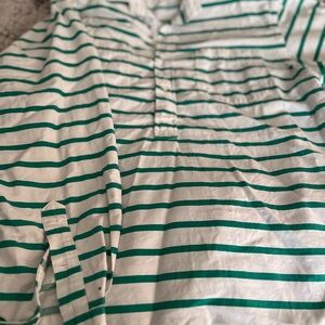 Vintage Polo Ralph Lauren green white RL 92 long tunic/rugby.  Women’s large